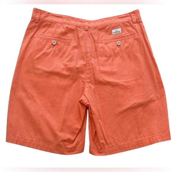 Vineyard Vines Coral Flat Front Shorts - Picture 2 of 3